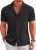 COOFANDY Men’s Casual Button Down Shirts Short Sleeve Regular Fit Fashion Camp Beach Shirts Tops